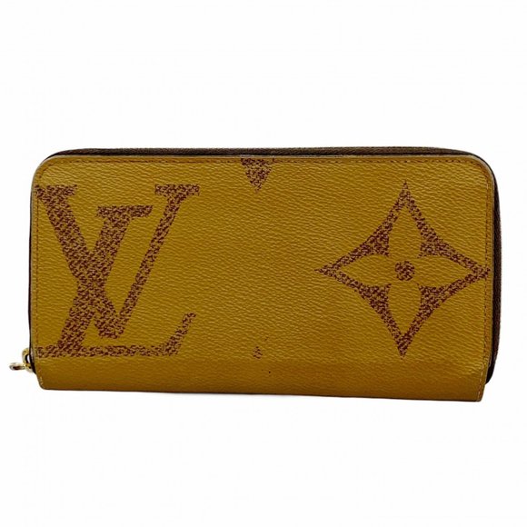 Louis Vuitton Monogram Giant Reverse Zippy Wallet M69353 Brown Women's - Picture 1 of 16